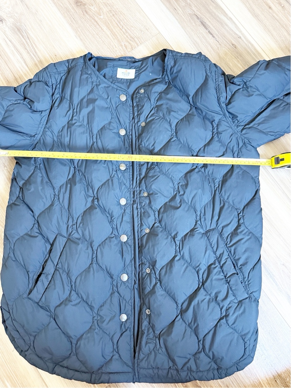 Marine Layer Lightweight Quilted Black Women's Jacket - - Picture 8 of 10